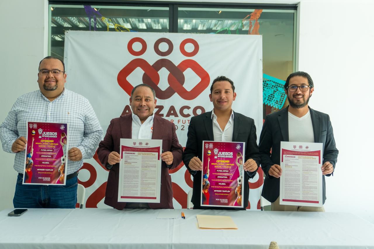 Apizaco presenta los Juegos Apizaquenses y el Premio Municipal del Deporte 2025